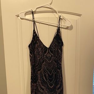 Formal/Prom Black and pink sparkle dress